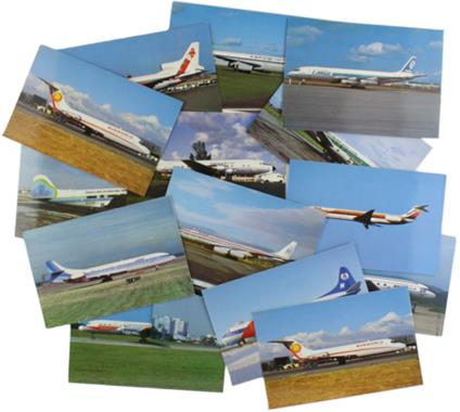 Aerei Di Linea - 16 Cartoline Nuove - copertina