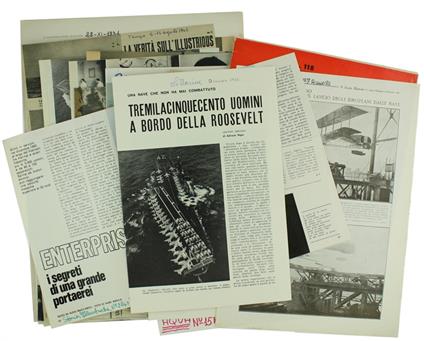 Portaerei: Raccolta Di 54 Stralci E Ritagli - copertina