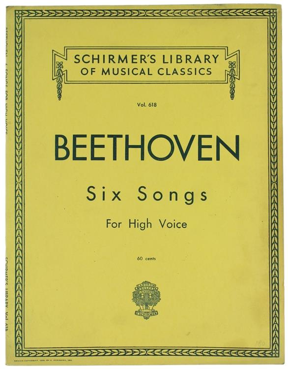 Six Songs For High Voice