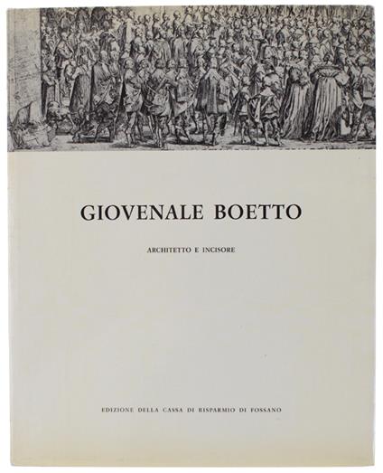Giovenale Boetto Architetto E Incisore - copertina