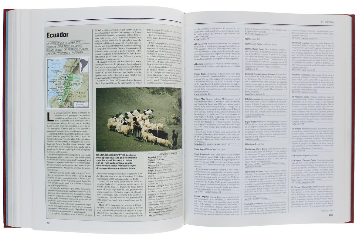 Enciclopedia Geografica Illustrata. Volume I (A-K) - Volume Ii (L-Z)