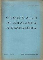 Giornale di Araldica e Genealogia. Anno II - N.11-12