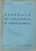 Giornale di Araldica e Genealogia. Anno II - N.11-12
