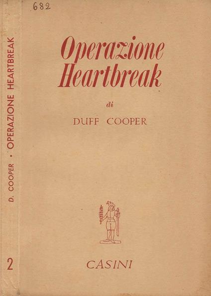Operazione Heartbreak - Duff Cooper - copertina