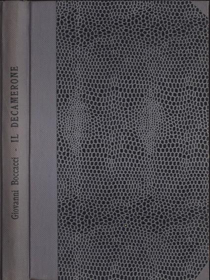 Il Decamerone - Giovanni Boccaccio - copertina