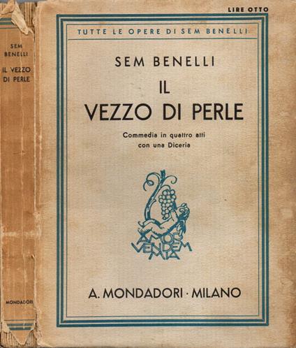 Il vezzo di perle - Sem Benelli - copertina