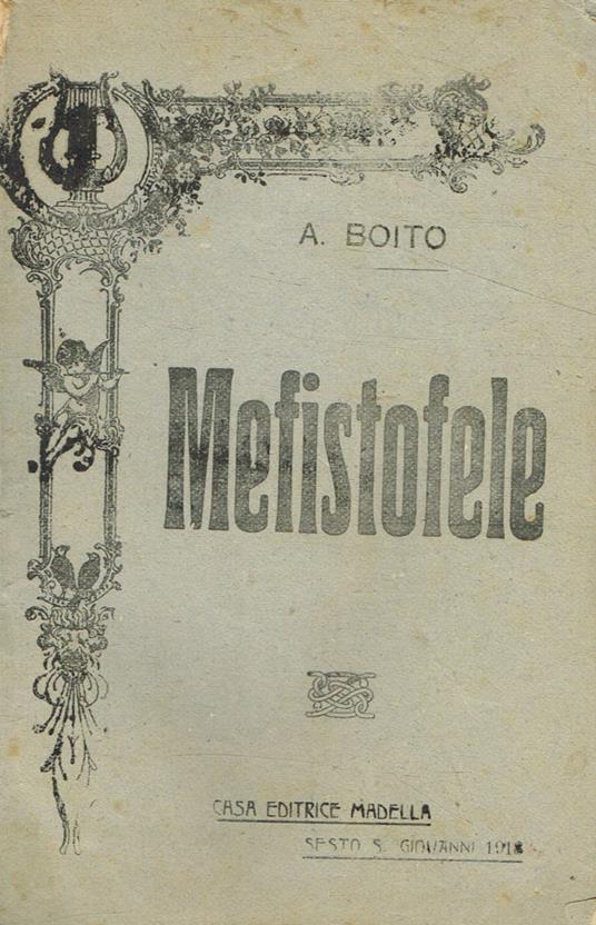 Mefistofele - Arrigo Boito - copertina