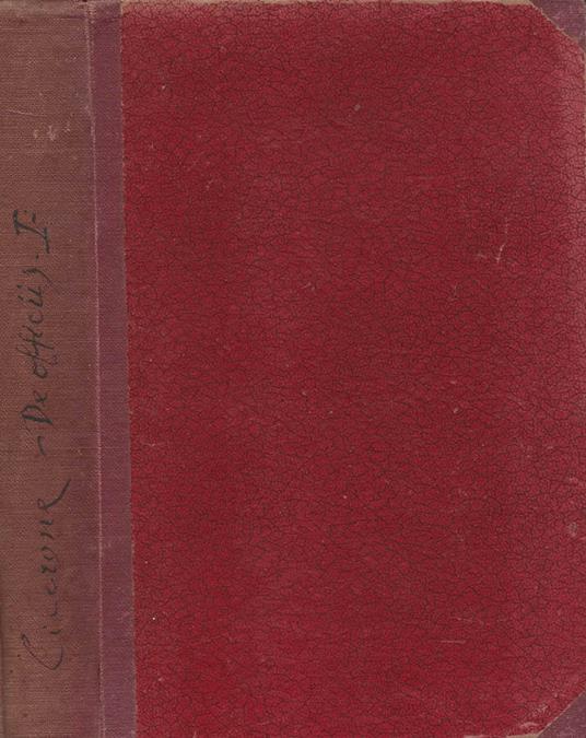 Il trattato intorno ai doveri: costruzione, versione letterale e versione libera. Libro Primo - M. Tullio Cicerone - copertina