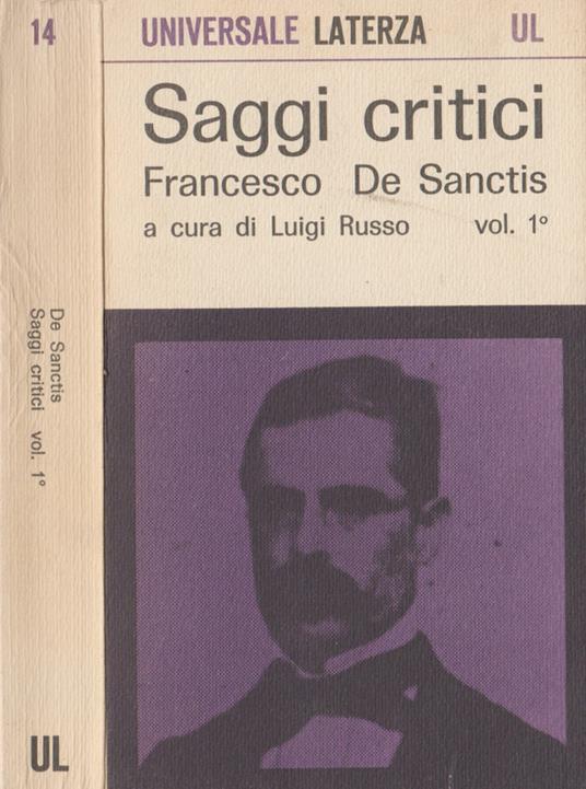 Saggi critici - Francesco De Sanctis - copertina