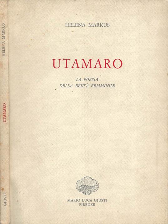 Utamaro - Helena Markus - copertina
