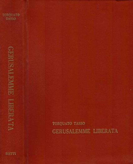 Gerusalemme liberata - Torquato Tasso - copertina