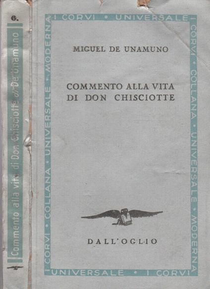 Commento alla vita di Don Chisciotte - Miguel de Unamuno - copertina
