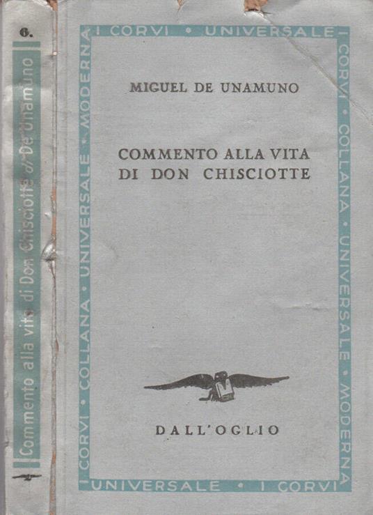 Commento alla vita di Don Chisciotte - Miguel de Unamuno - copertina