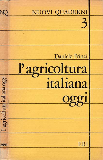 L' agricoltura italiana oggi - Daniele Prinzi - copertina