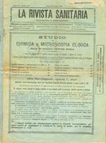 La rivista sanitaria. Continuazione di analizzando…N.16, 19, 15 agosto, 1 ottobre 1912