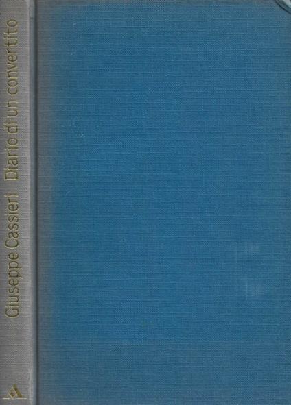 Diario di un convertito - Giuseppe Cassieri - copertina