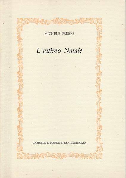 L' ultimo Natale - Michele Prisco - copertina