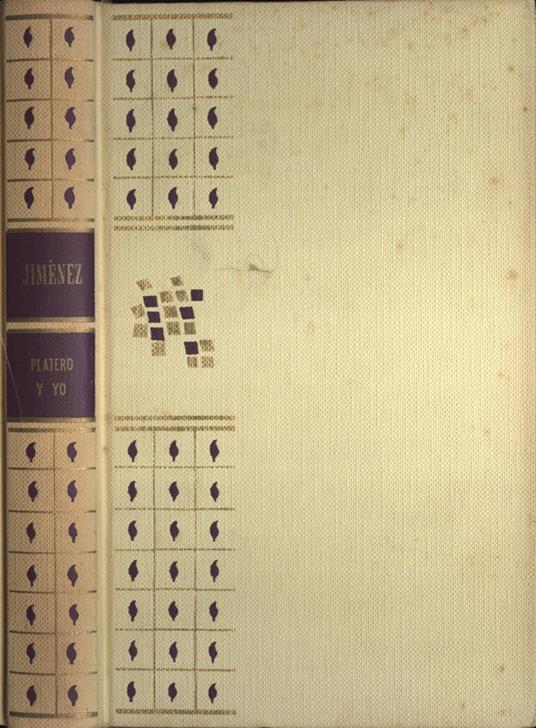 Platero y yo - Juan Ramón Jiménez - copertina