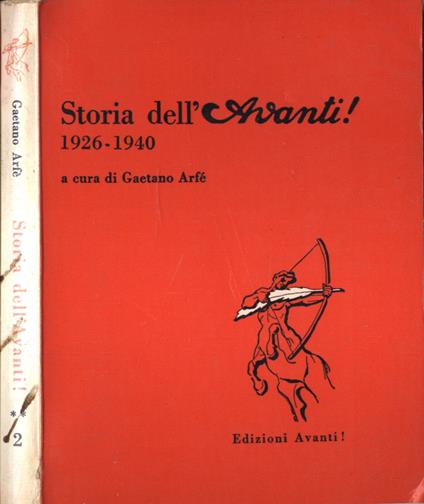 Storia dell' Avanti! - Gaetano Arfè - copertina