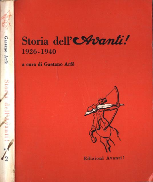Storia dell' Avanti! - Gaetano Arfè - copertina