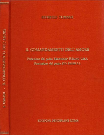 Il comandamento dell'amore - Federico Tomassi - copertina