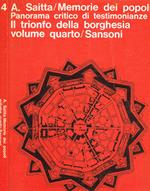 Memorie dei popoli. Panorama critico di testimonianze vol.IV