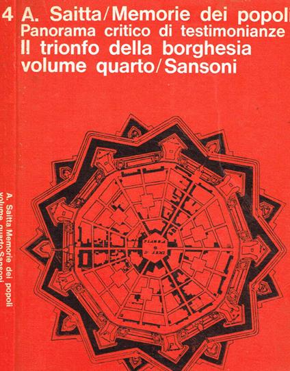 Memorie dei popoli. Panorama critico di testimonianze vol.IV - Armando Saitta - copertina