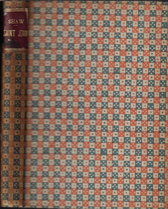 Saint Joan - Bernard Shaw - copertina