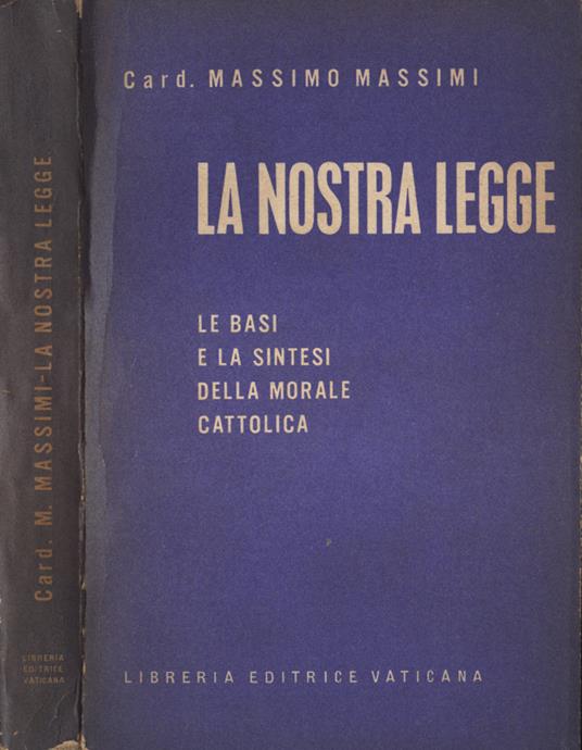 La nostra legge - copertina