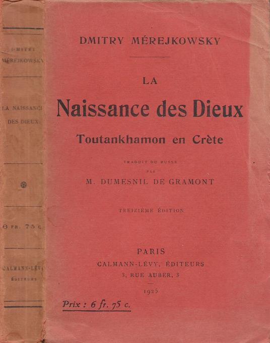 La Naissance des Dieux - copertina