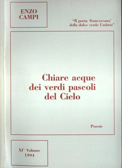 Chiare acque dei verdi pascoli del Cielo Vol. XI - Enzo Campi - copertina