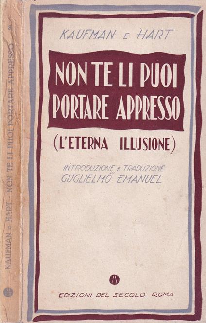 Non te li puoi portare appresso - copertina