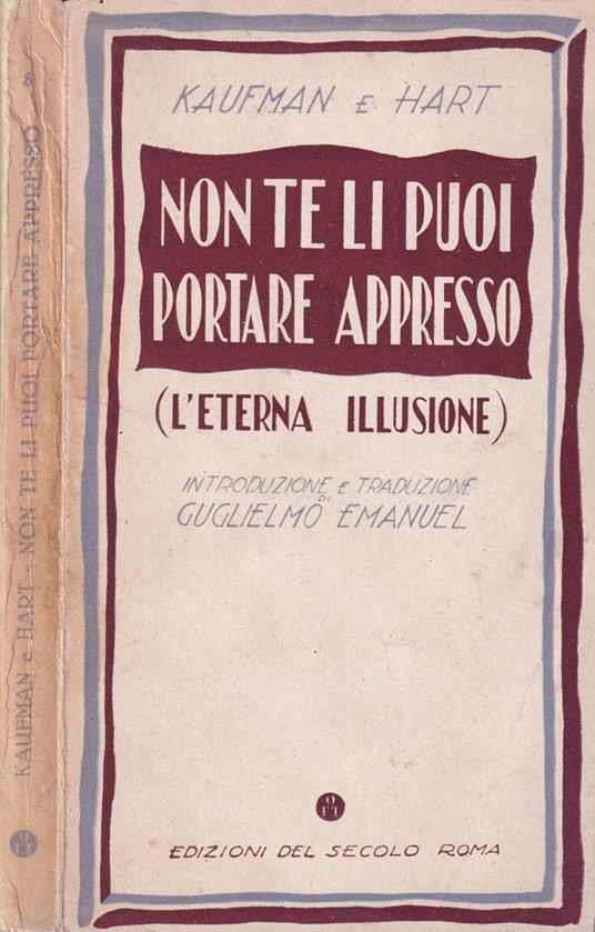 Non te li puoi portare appresso - copertina