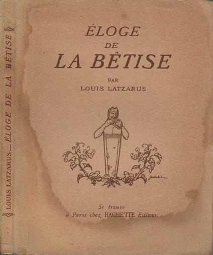 Éloge de La Betise - copertina
