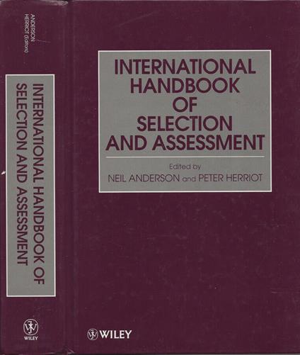 International Handbook of Selection and Assessment - copertina