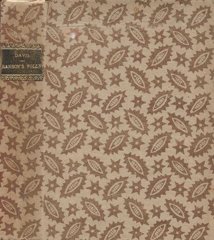 Ranson's Folly - Richard Harding Davis - copertina