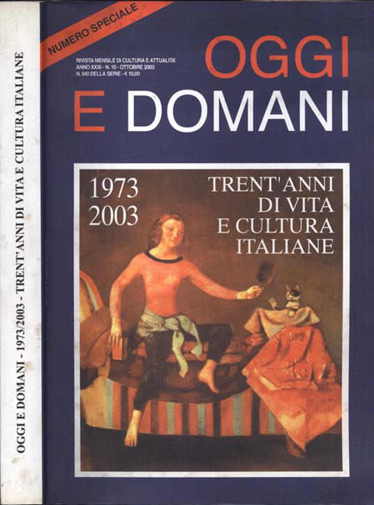 Oggi e domani Anno XXXI n. 10 - copertina