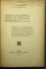 Giudice e testimoni - Studio di psicologia giudiziaria