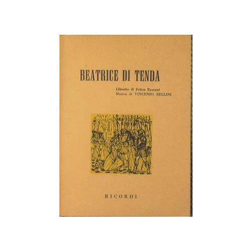 Beatrice di Tenda - Vincenzo Bellini - copertina