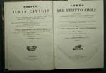 Corpus juris civilis - Corpo del diritto civile - Vol. I
