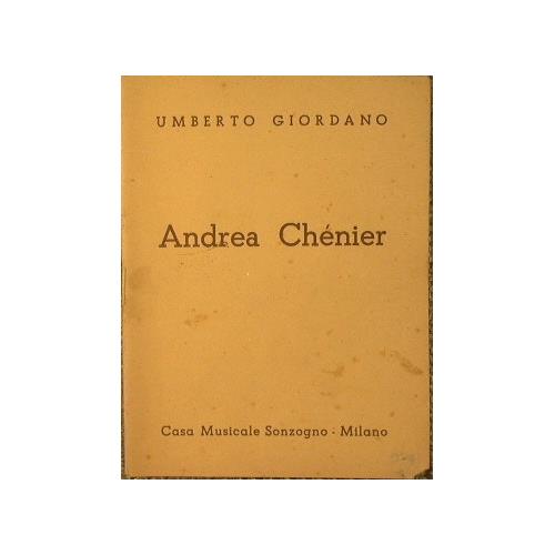 Andrea Chenier - Umberto Giordano - copertina