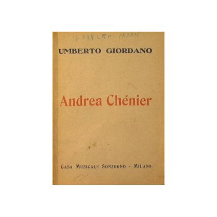 Andrea Chenier - Umberto Giordano - copertina