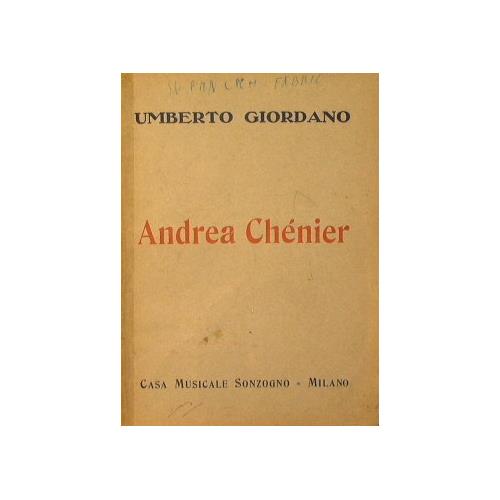 Andrea Chenier - Umberto Giordano - copertina