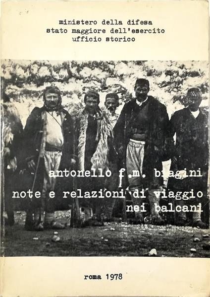 Note e relazioni di viaggio nei Balcani (1879-1898) - copertina