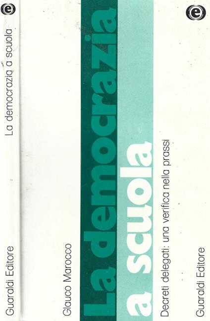 La democrazia a scuola - copertina