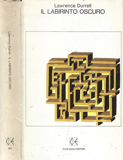 Il Labirinto oscuro - Lawrence Durrell - copertina