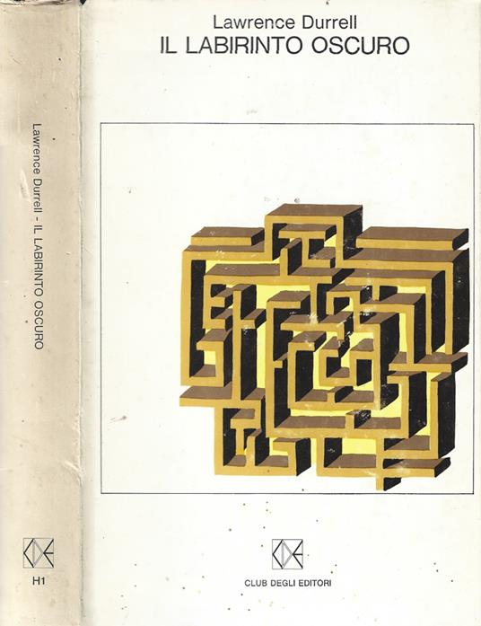 Il Labirinto oscuro - Lawrence Durrell - copertina