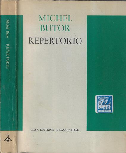 Repertorio - Michel Butor - copertina
