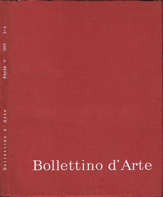 Bollettino d'Arte - copertina