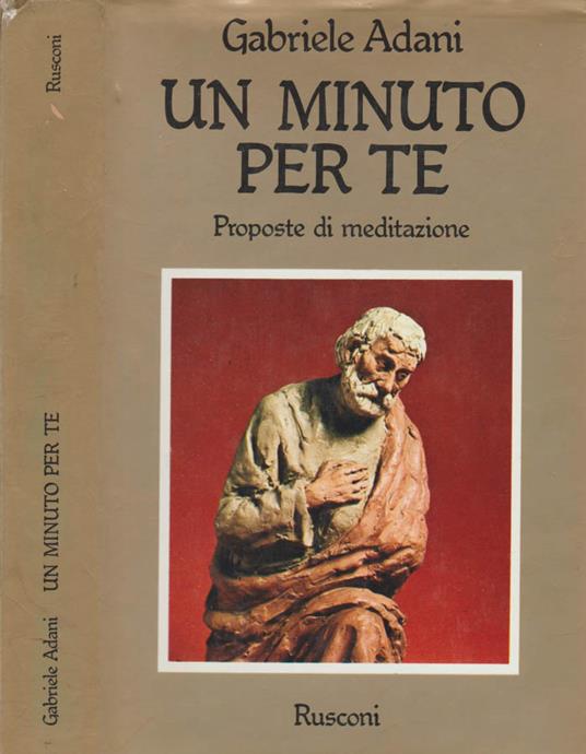 Un minuto per te - Gabriele Adani - copertina
